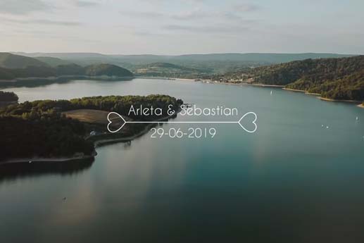Arleta i Sebastian - ślub plenerowy nad Soliną